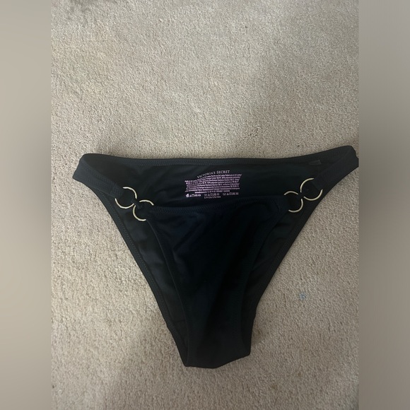 Victoria's Secret Swim | Black Bikini Bottoms - Picture 1 of 1